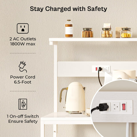 SUPERJARE removable shelf adapts for taller appliances and flexible storage