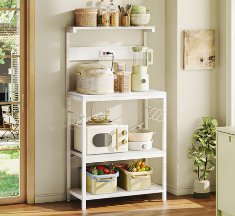SUPERJARE spice-pots storage supports organized pantry on display