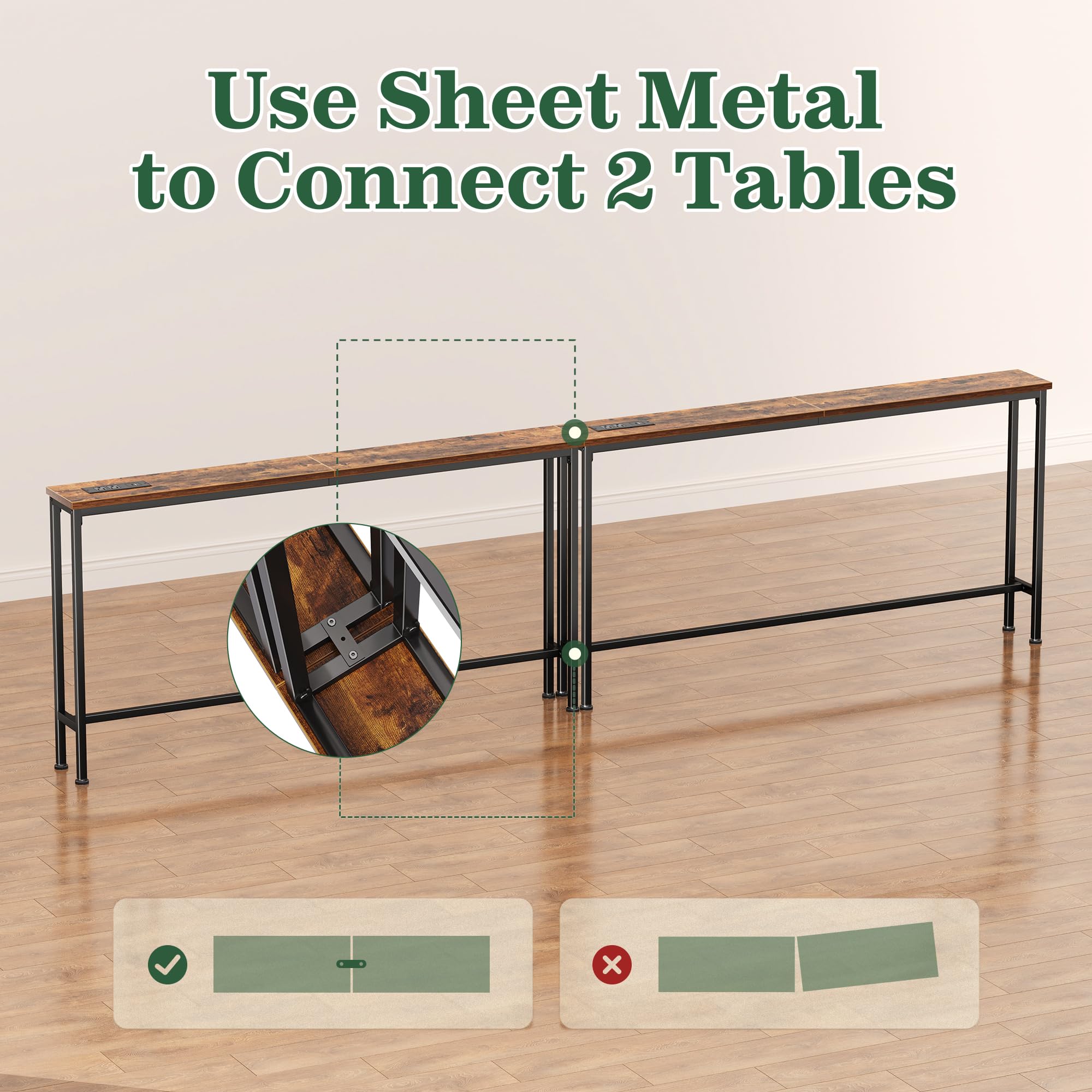 Large top surface ideal for decor, remotes, and coffee cups.