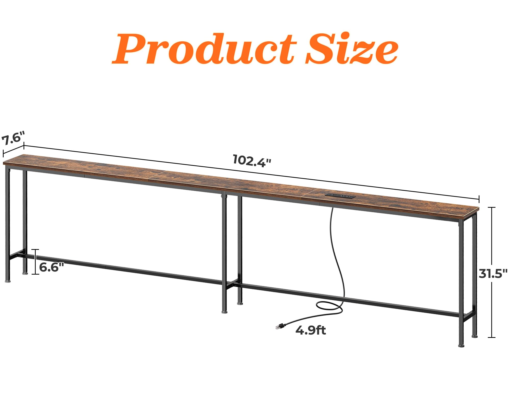 SUPERJARE one-piece design eliminates wobble for a stable, uninterrupted surface.