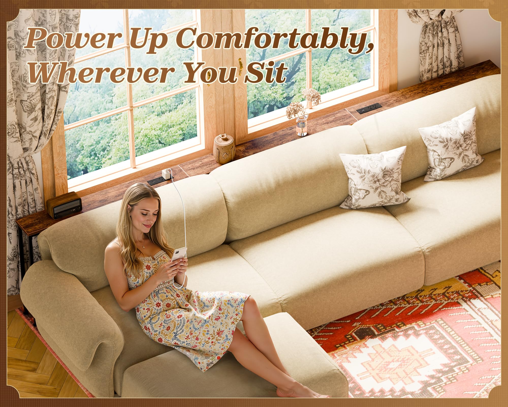 SUPERJARE remote storage on tabletop for remotes and cups