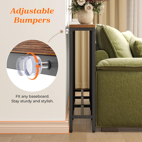 Rustic brown finish from SUPERJARE complements modern and traditional décor.