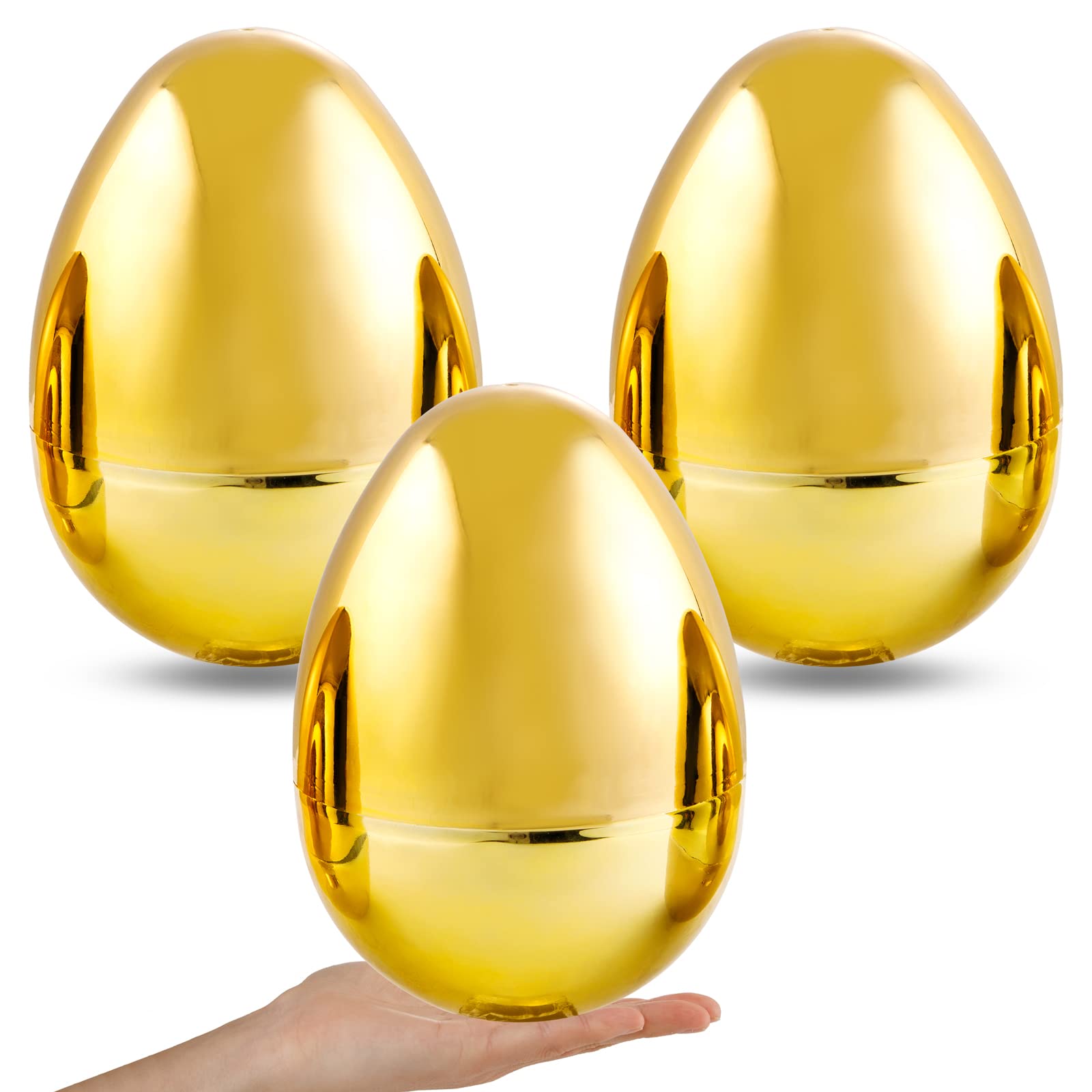 Supernal 10in golden Easter egg pack highlights festive décor and easy party gifting.