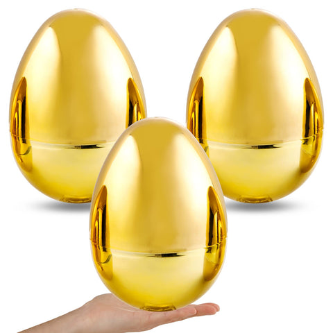 Supernal 10in golden Easter egg pack highlights festive décor and easy party gifting.