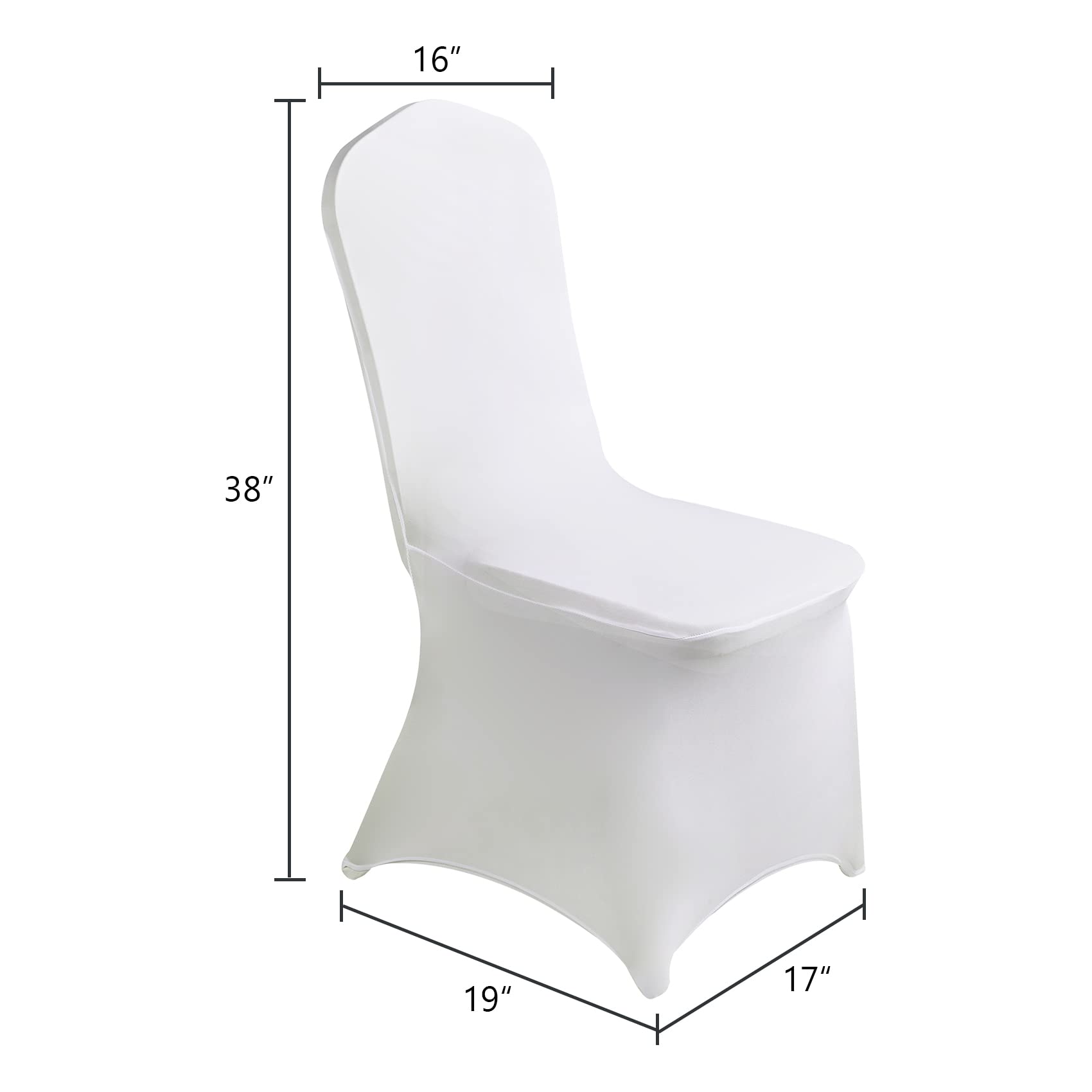 SuperO chair cover folded for storage highlights compact, reusable design.