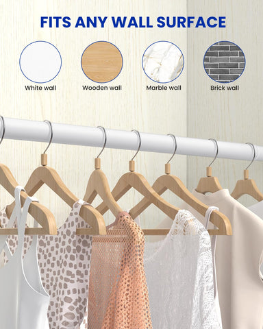 Versatile use of Supforce rod as room divider or RV mounting