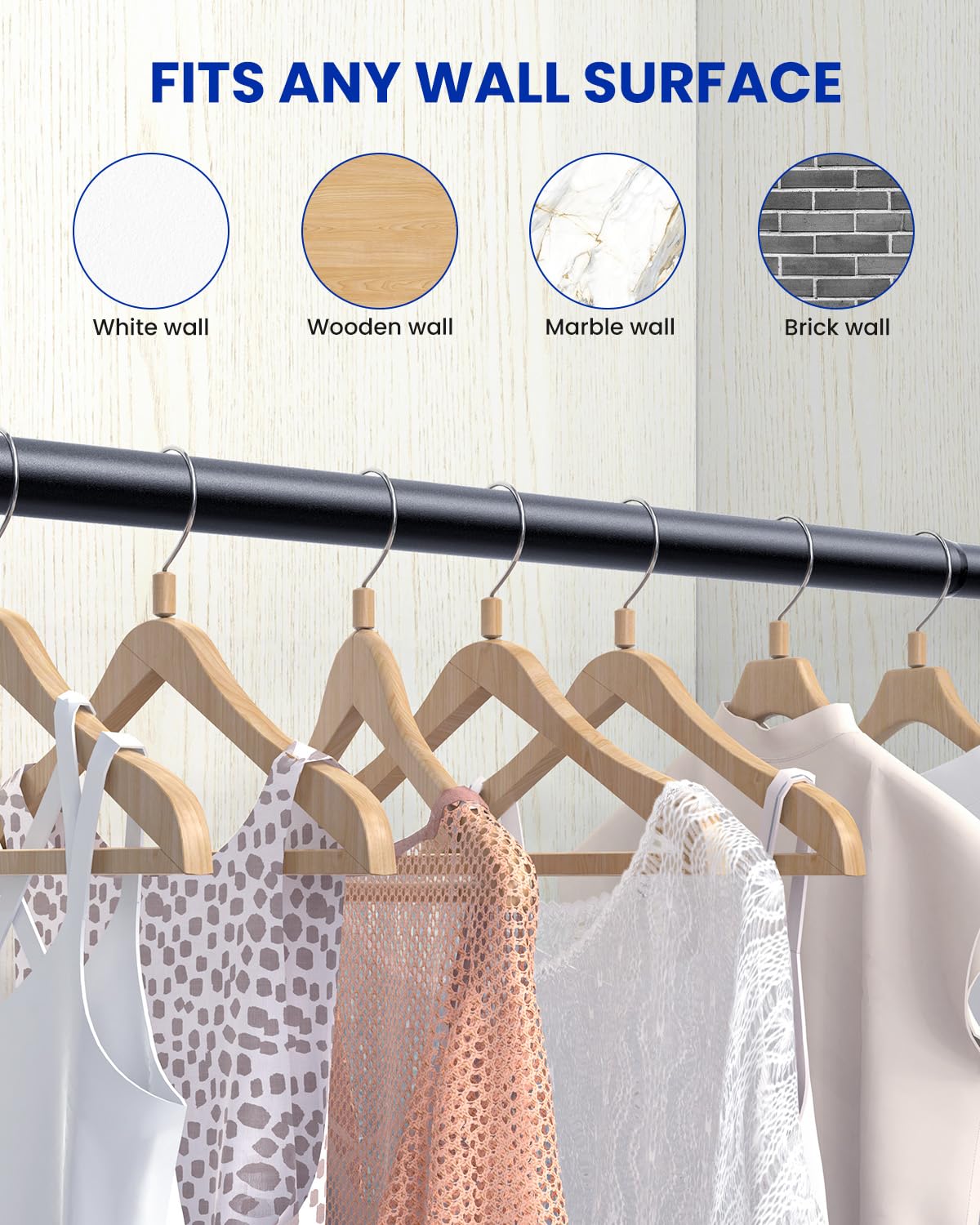 Supforce stepless design lets you fit exact widths without cutting
