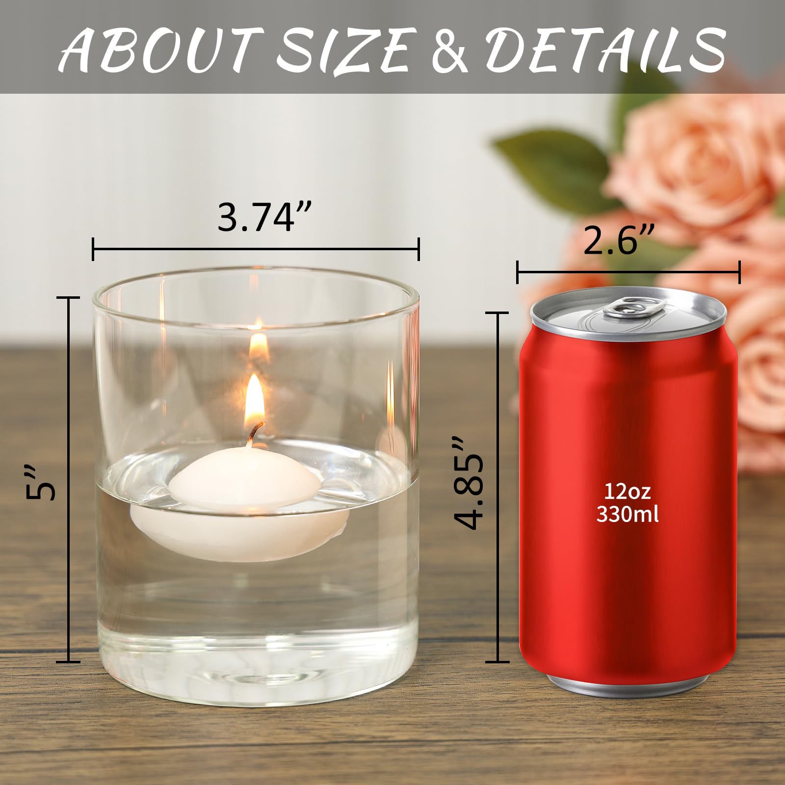SUPMIND clear flower vase showcases minimalist design for modern décor.