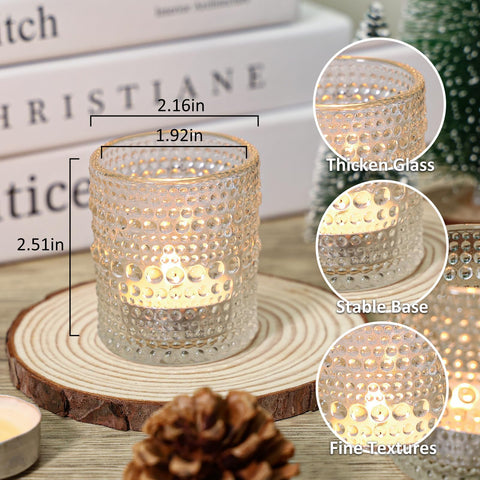 SUPMIND clear votive holders bulk-pack simplify wedding and party centerpieces
