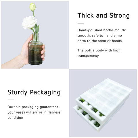 SUPMIND Mini vases displaying dried flowers or reed diffusers