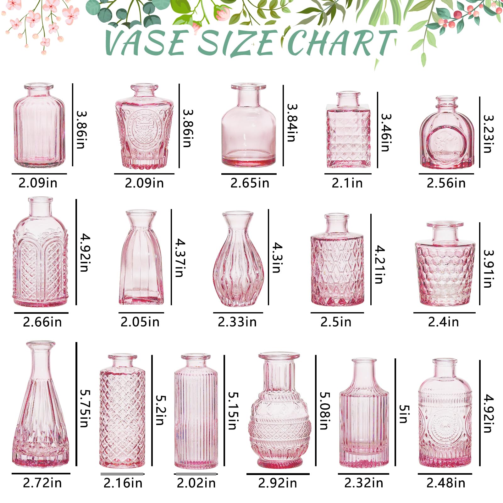 SUPMIND etched-pattern vases showcase light catching detail for chic decor.