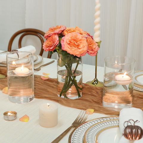 SUPMIND glass vase set adds simple elegance to tables and shelves.