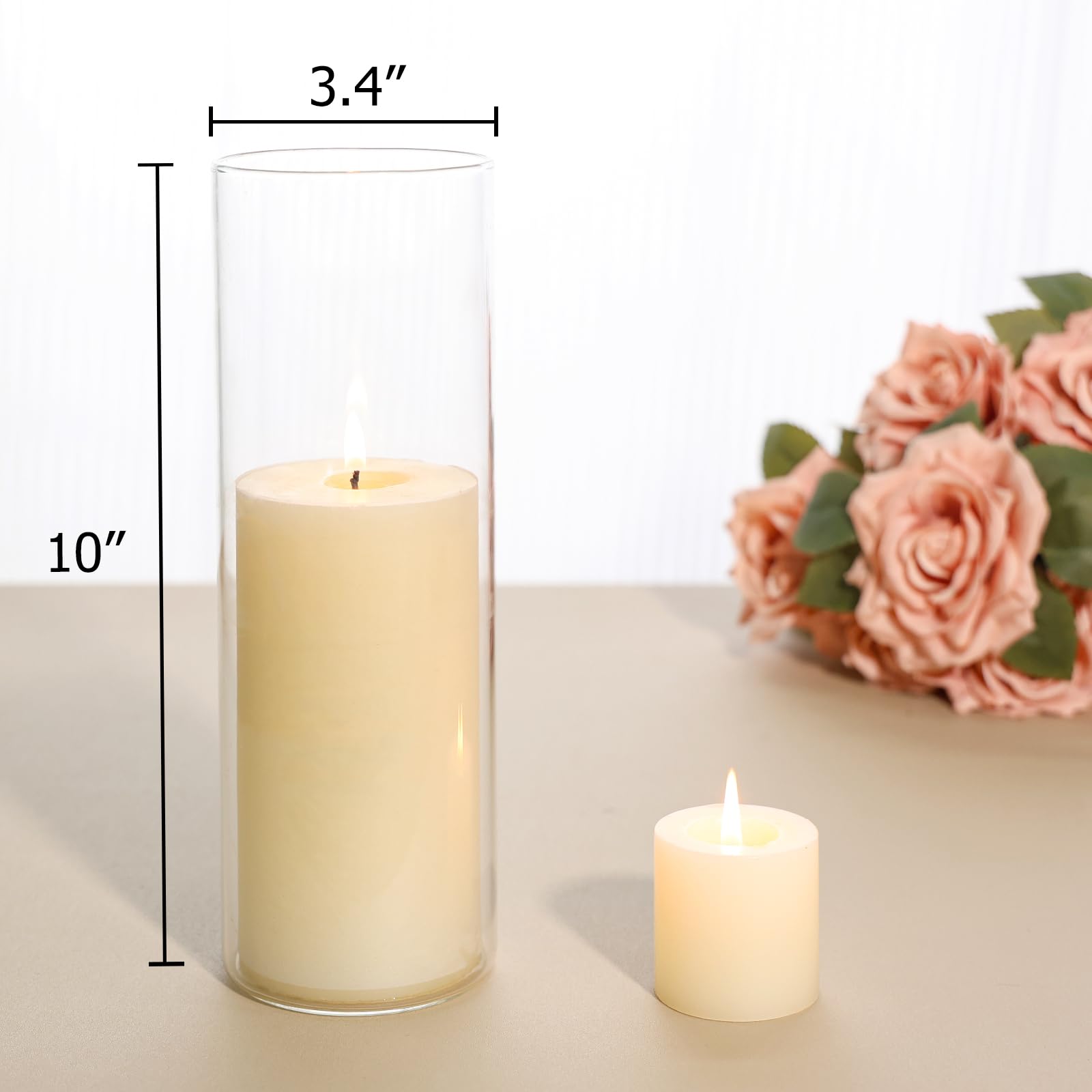 SUPMIND versatile glass vases suitable for weddings and home settings