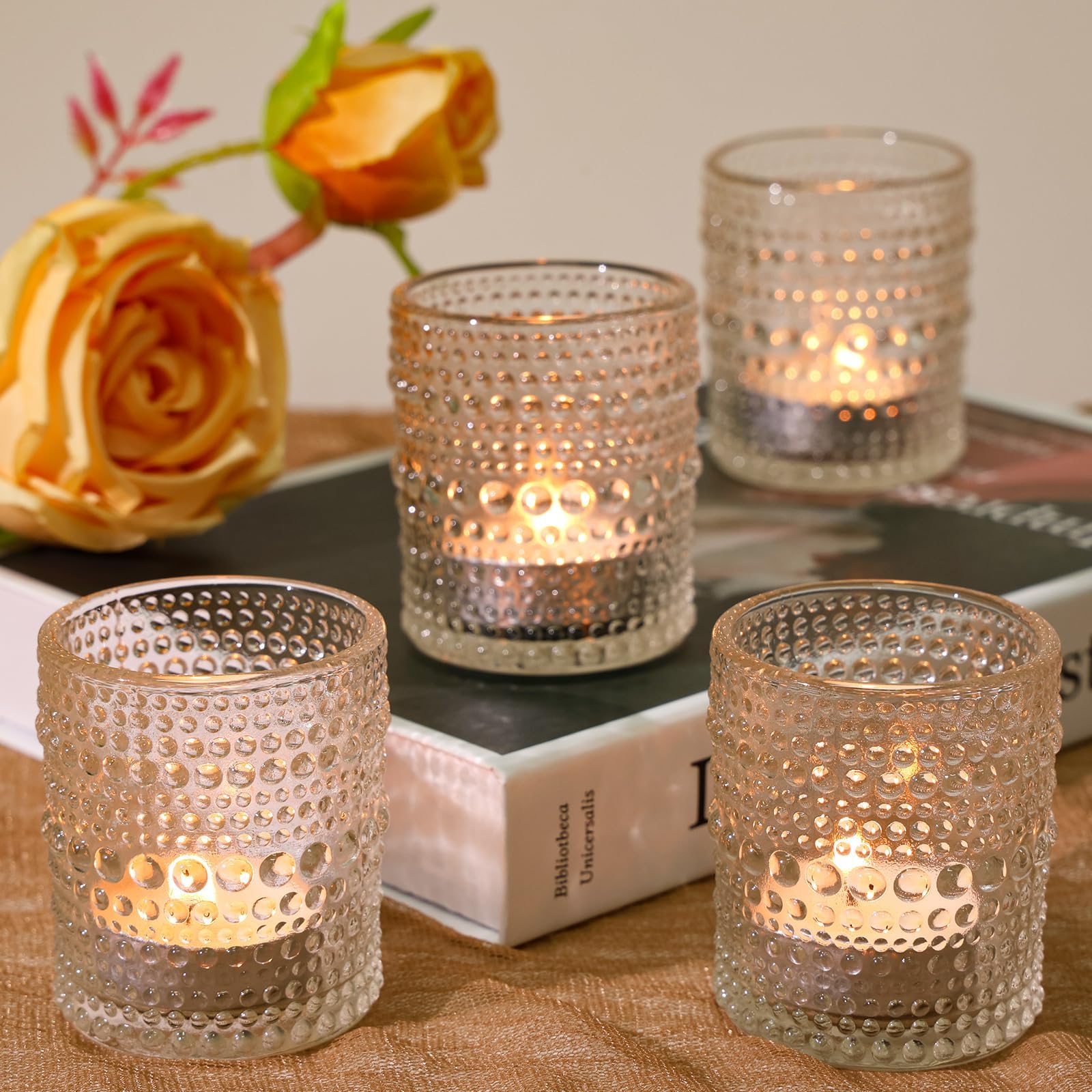 SUPMIND votive holders for wedding tables create a warm ambient glow