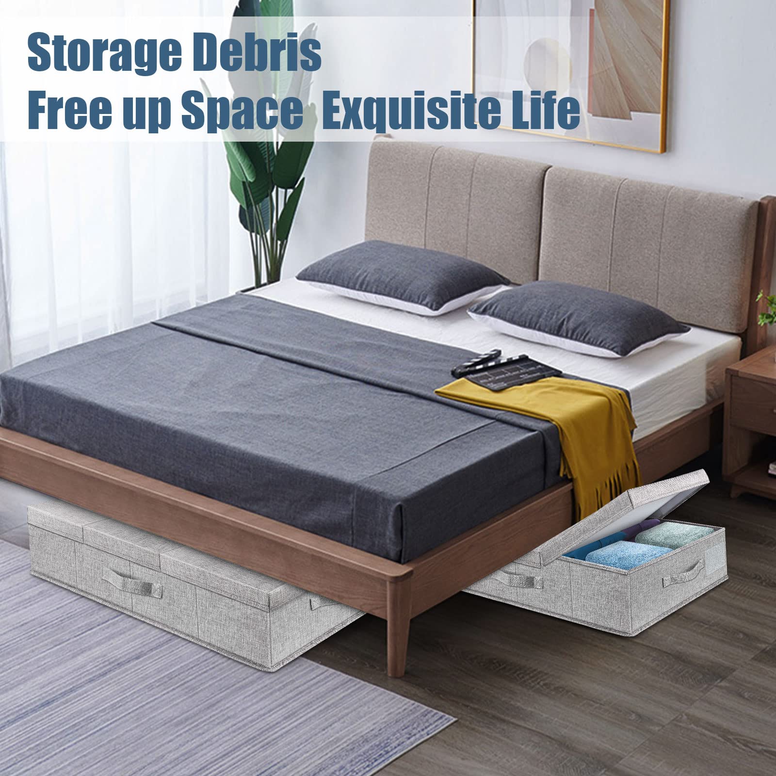 Supowin breathable linen exterior and Oxford lining keep contents protected.