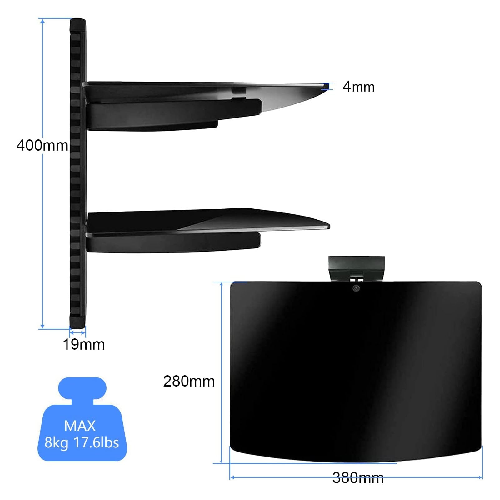 Suptek CS202 cable-management system conceals wires for a tidy setup