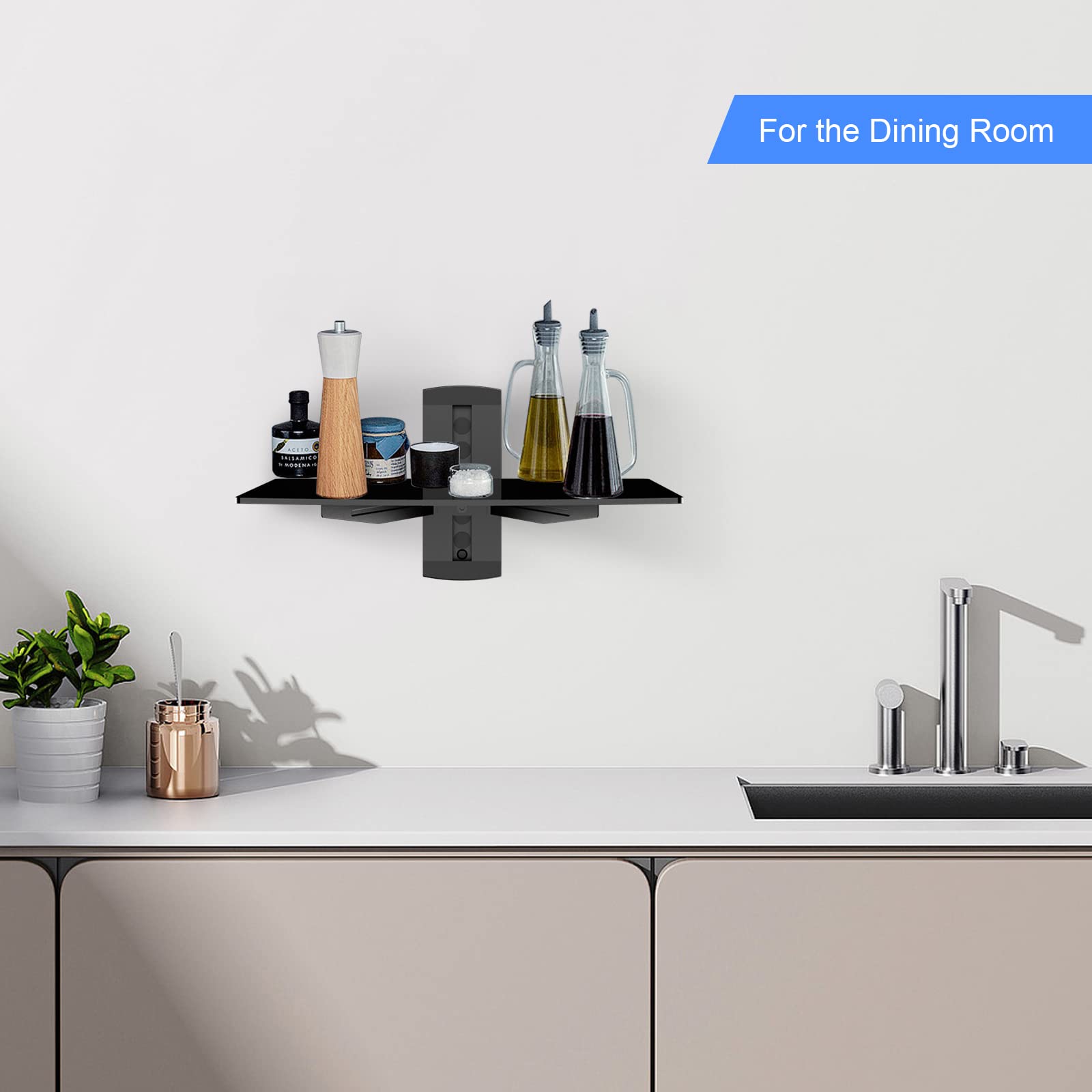 Suptek shelf capacity 17.6 lbs supports devices with confidence.