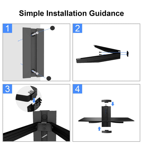 Easy installation guide helps mounting on studs or walls quickly.