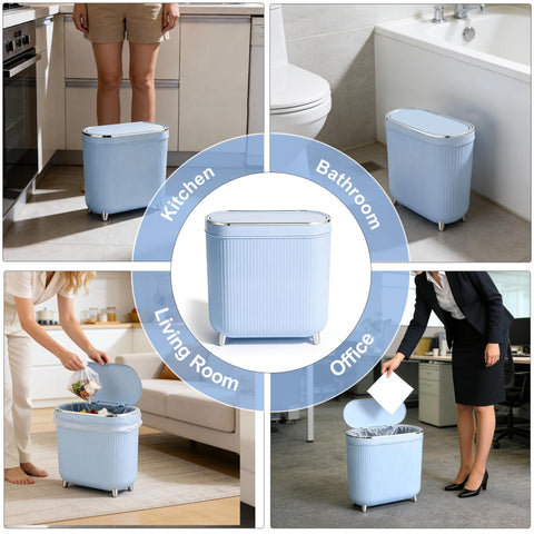 Supteron with odor-sealing lid helps keep rooms fresh.
