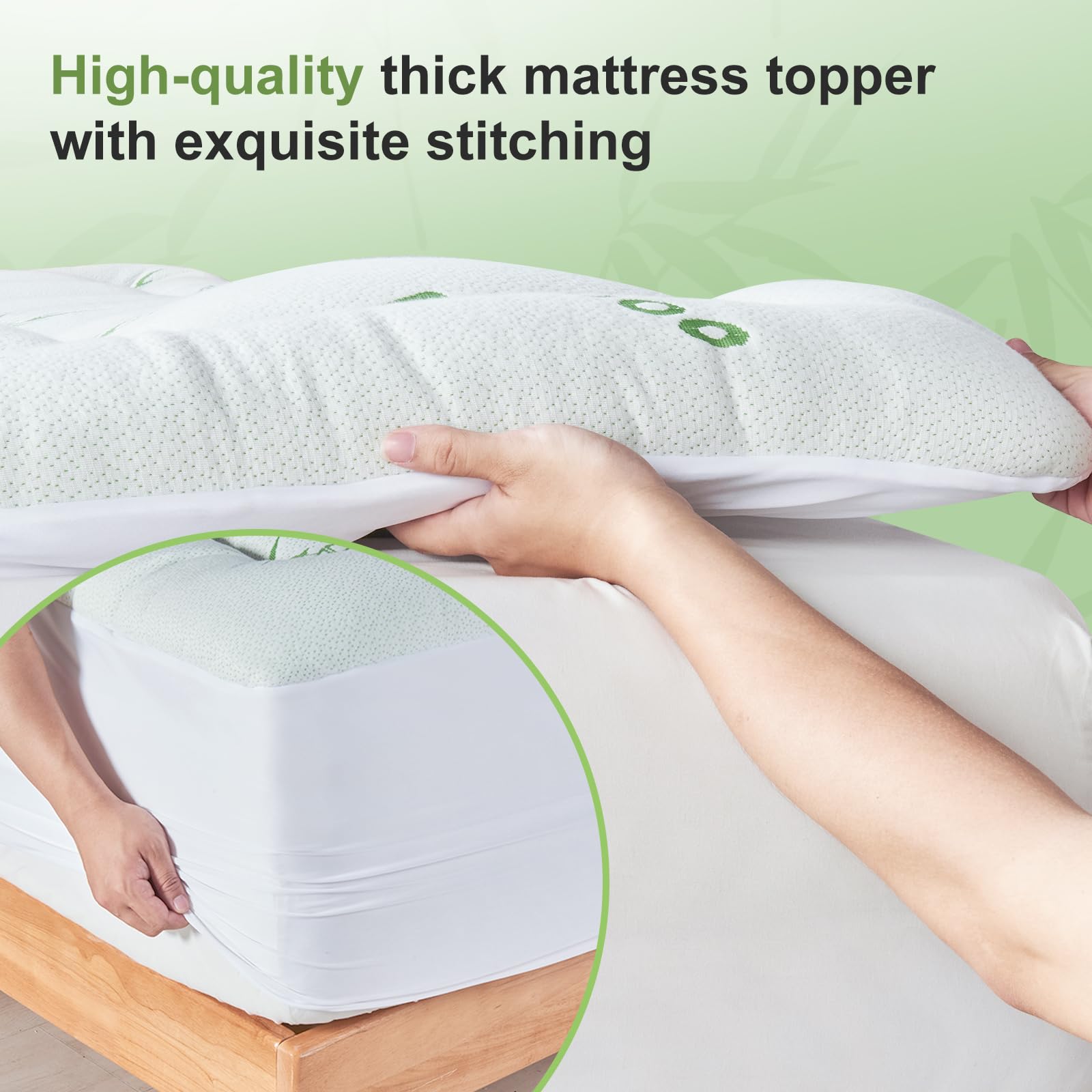 SurChic bamboo viscose fabric skin friendly surface refreshes your bed