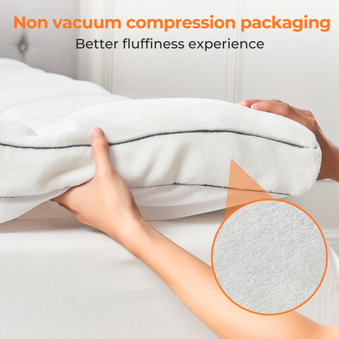 Surchic deep pocket fit secures the topper on mattresses up to 18 inches