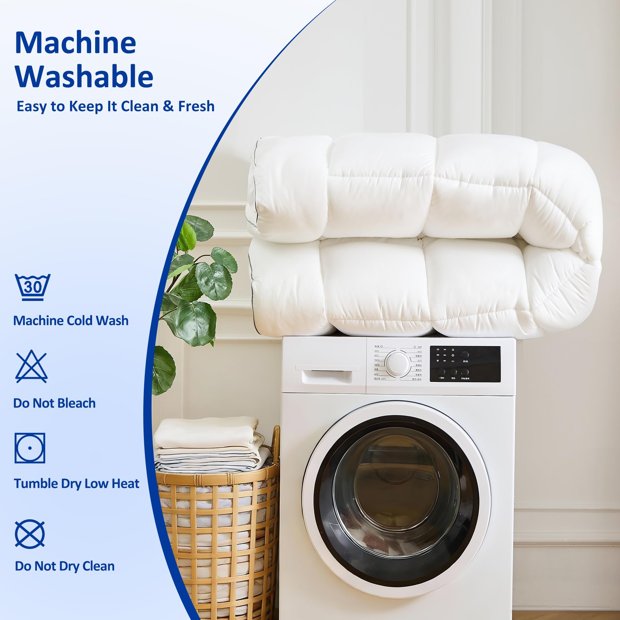 SurChic cooling plush topper for comfortable all-night sleep.