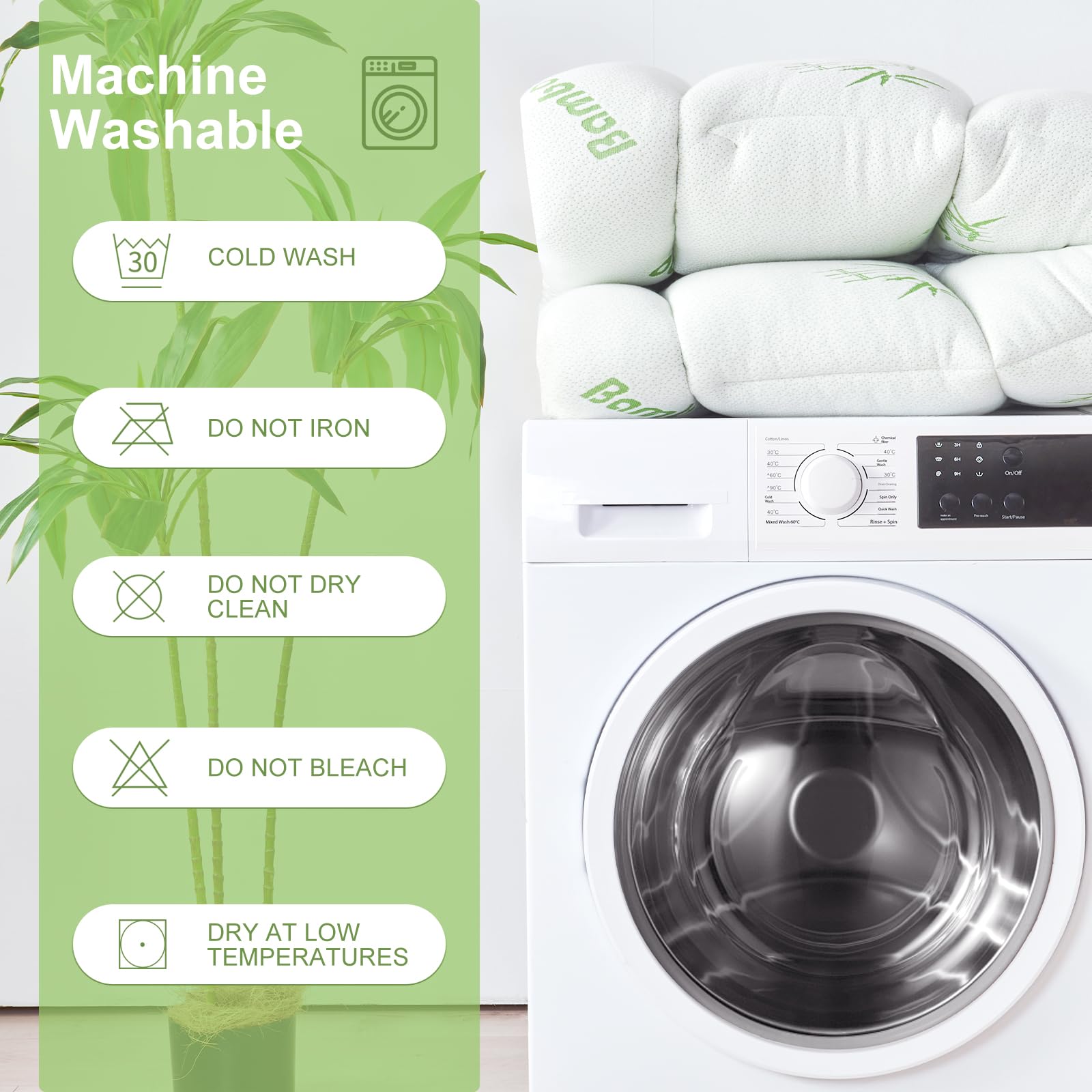 SurChic is machine washable for easy care.