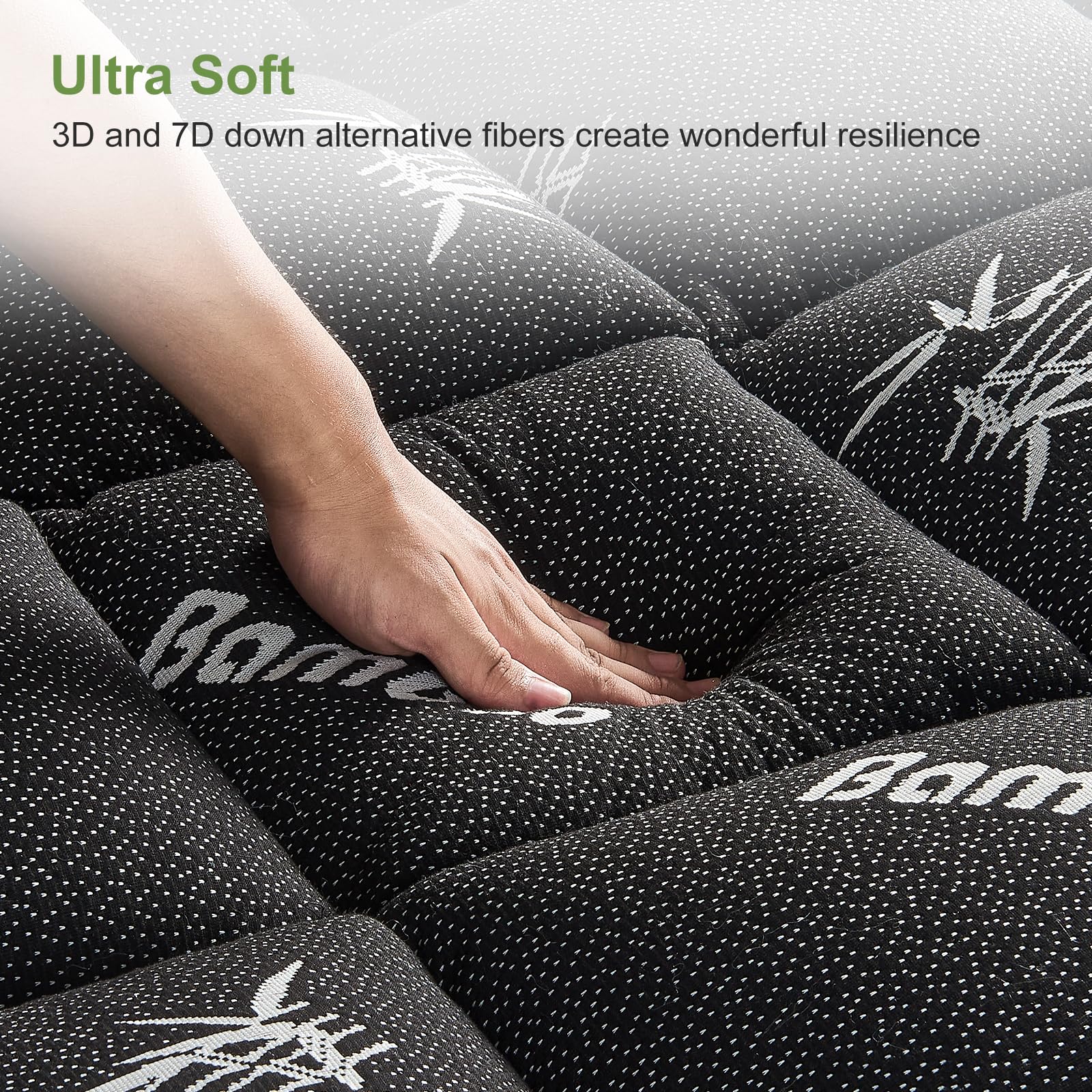 SurChic Queen Topper breathable 3D structure promotes airflow