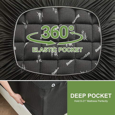 SurChic Queen Topper no-slip fit prevents corners from lifting