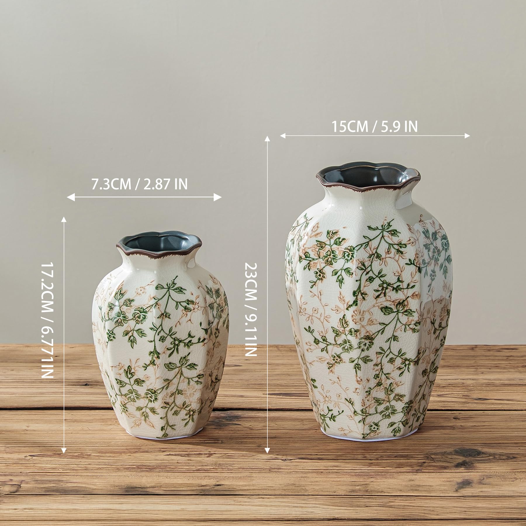 SURE YUESI gift-ready vase for birthdays or housewarmings with classic design.