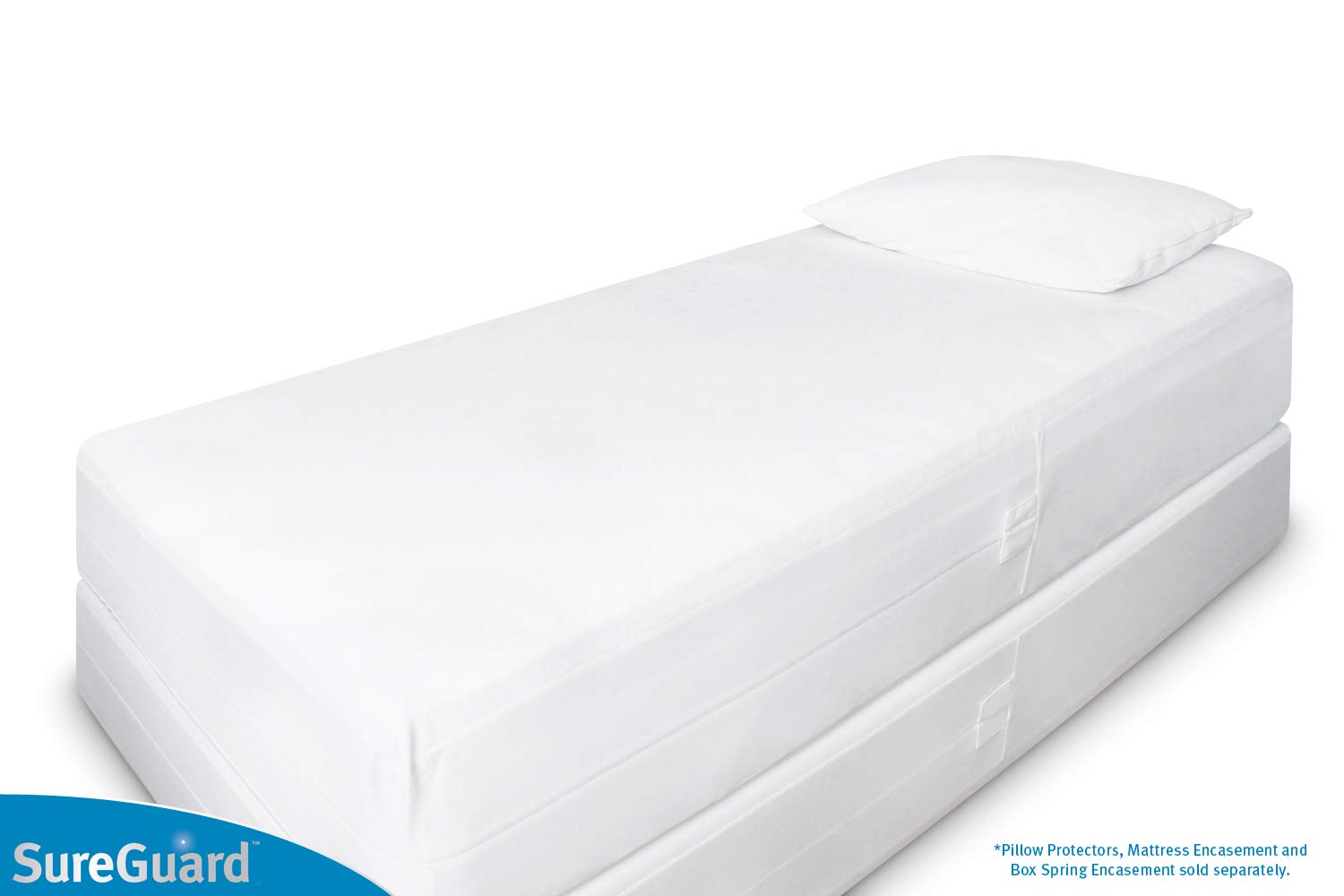 SureGuard machine-washable encasement is easy to clean between uses.