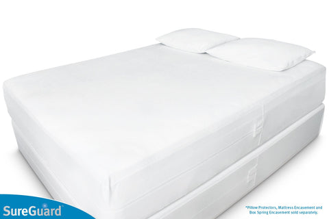 SureGuard encasement machine washable and dryable for easy care.