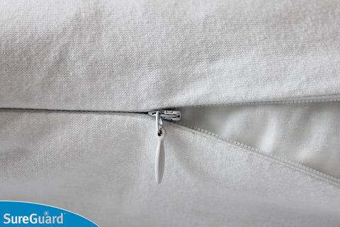 Detail of waterproof layer on SureGuard protector.