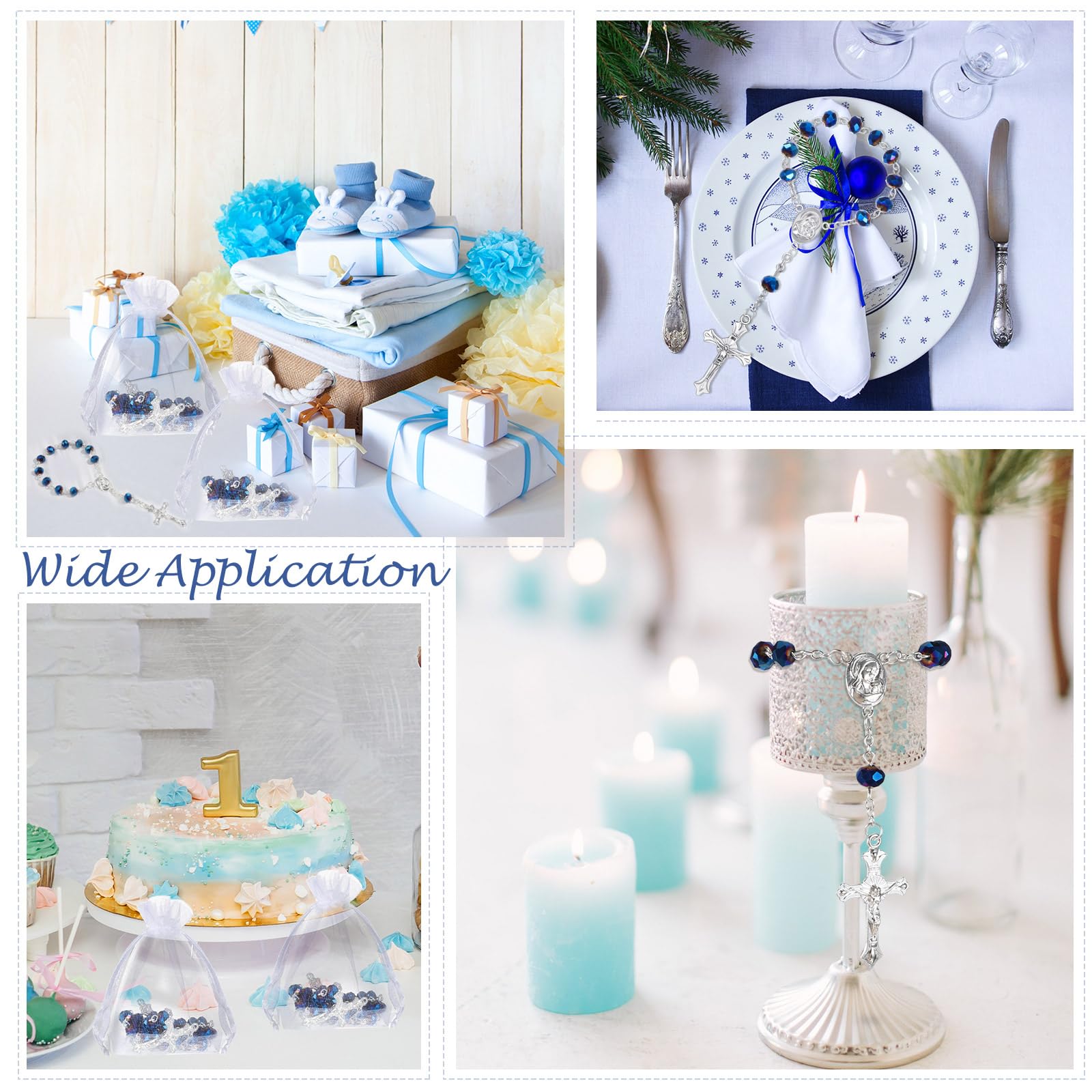 Sureio favors suit weddings and baby showers as tasteful decor.
