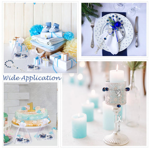 Sureio favors suit weddings and baby showers as tasteful decor.