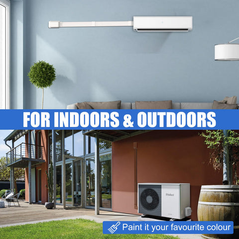 Surephon line-set cover kit components included for easy installation