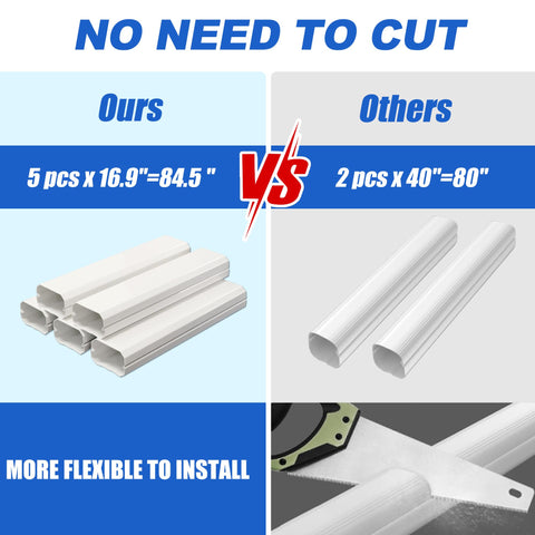 Surephon paintable exterior line cover blends with wall color