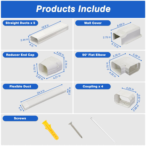 Surephon line-set cover protects outdoor refrigeration pipes from weather and UV