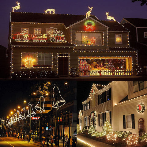 SURNIE LED rope lights include accessory kit for easy installation.