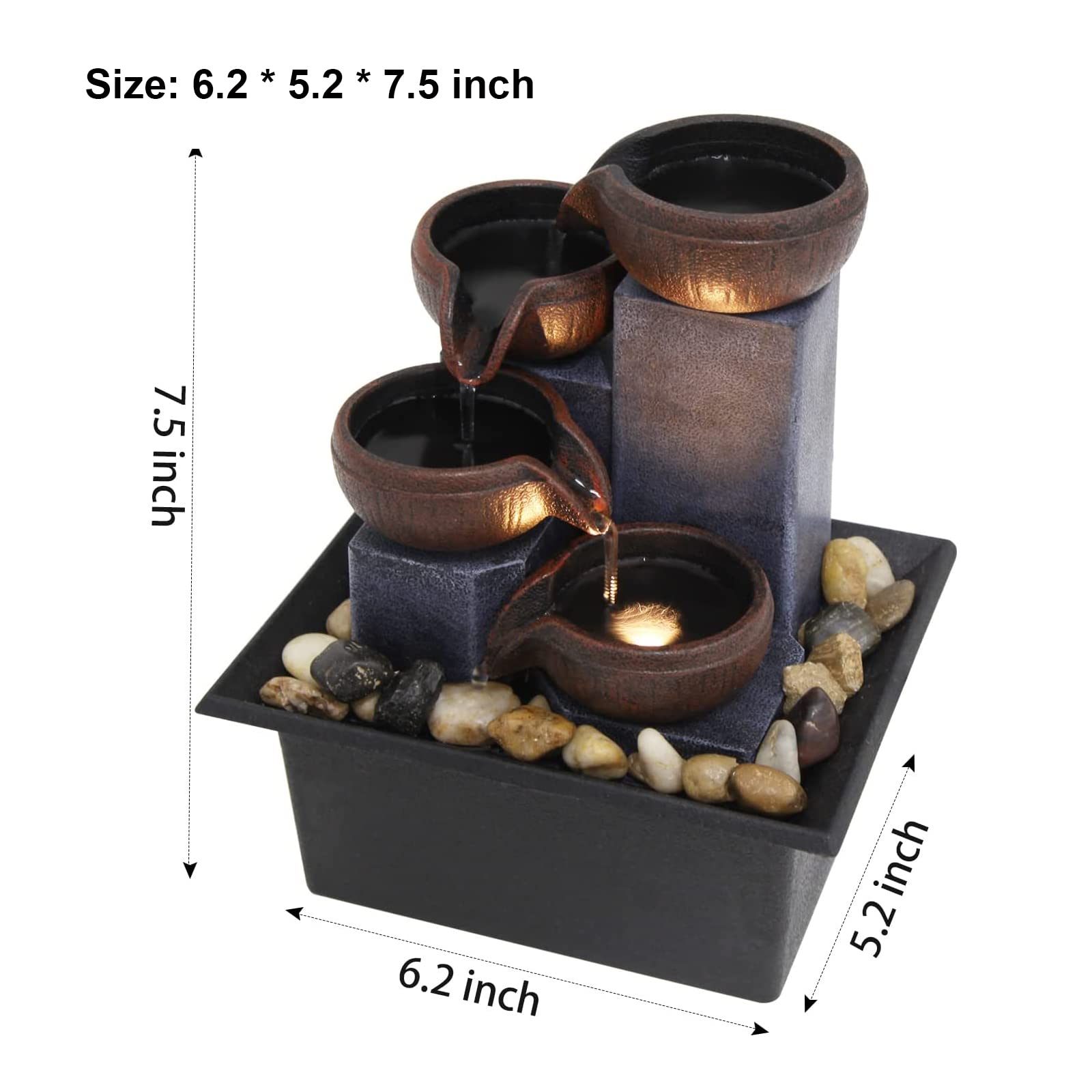 SURPRIZON open-deep basin design supports stable water flow.