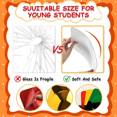 Suteng sensory bubble mirror silver 10x10 adds bright, airy reflections for any room.