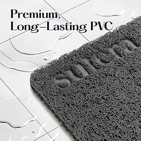 Sutera SlideGuard Bath Mat quick-draining system keeps the area dry.