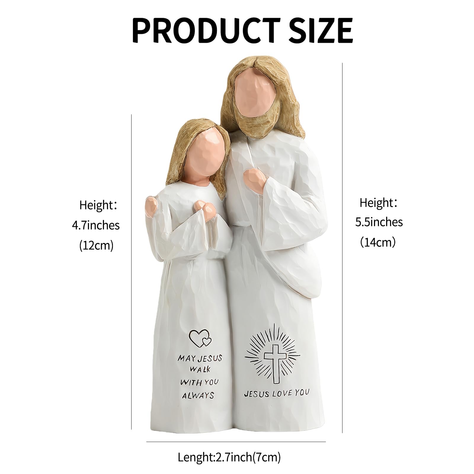 SUTIMAS prayer corner decor figurine for quiet reflection spaces