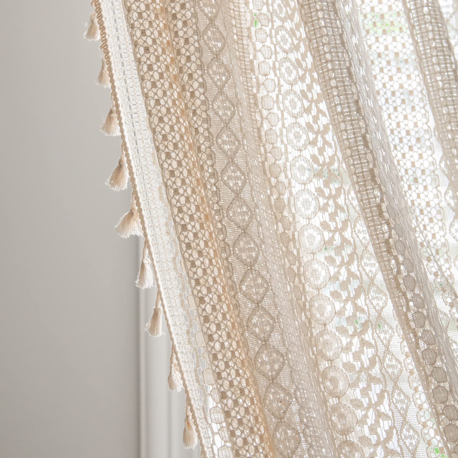 Sutuo Home bedroom with semi-sheer curtains for soft mornings.