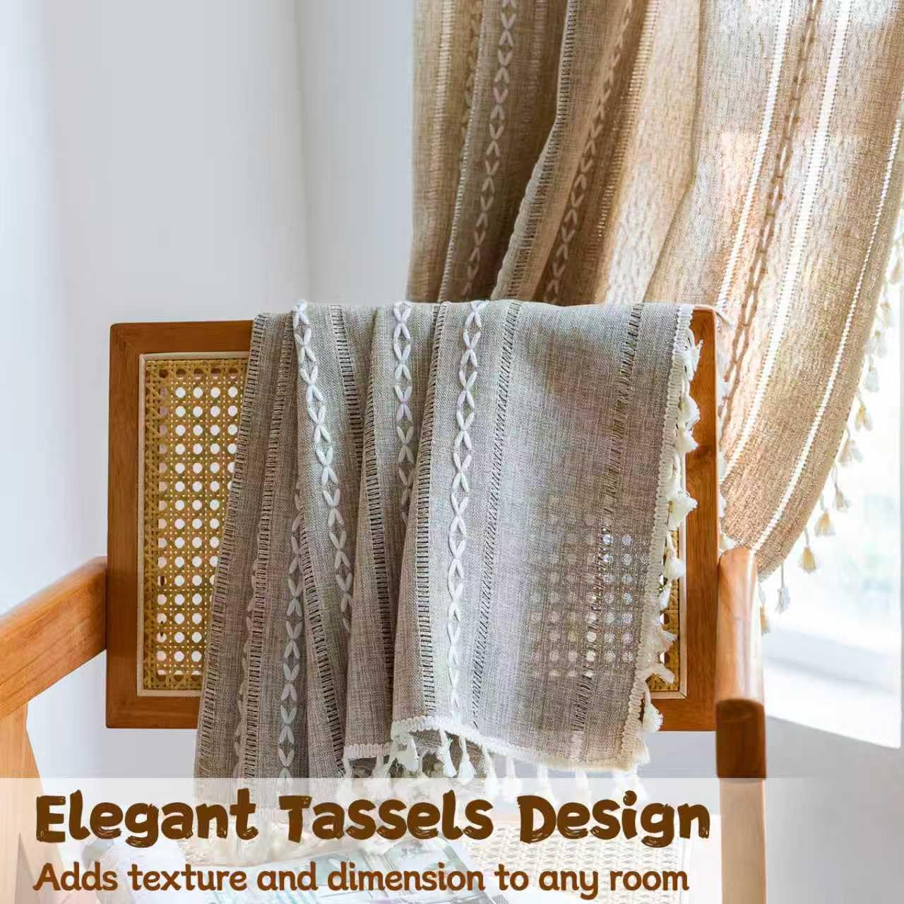 Sutuo Home bedroom setup demonstrates easy styling with soft natural drape