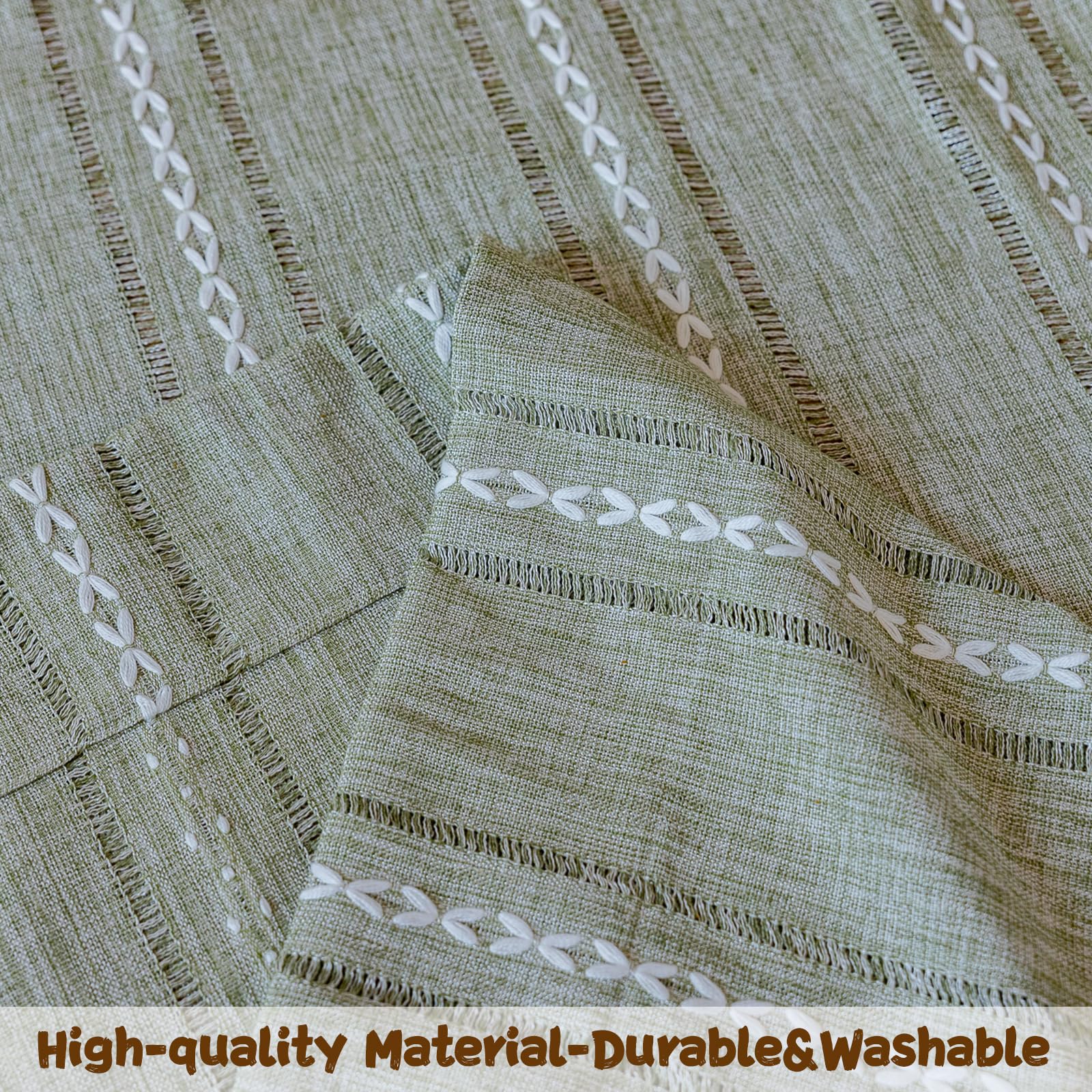 Sutuo Home boho curtains suit dining rooms and cafes with vintage farmhouse flair.