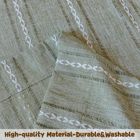 Sutuo Home boho curtains suit dining rooms and cafes with vintage farmhouse flair.