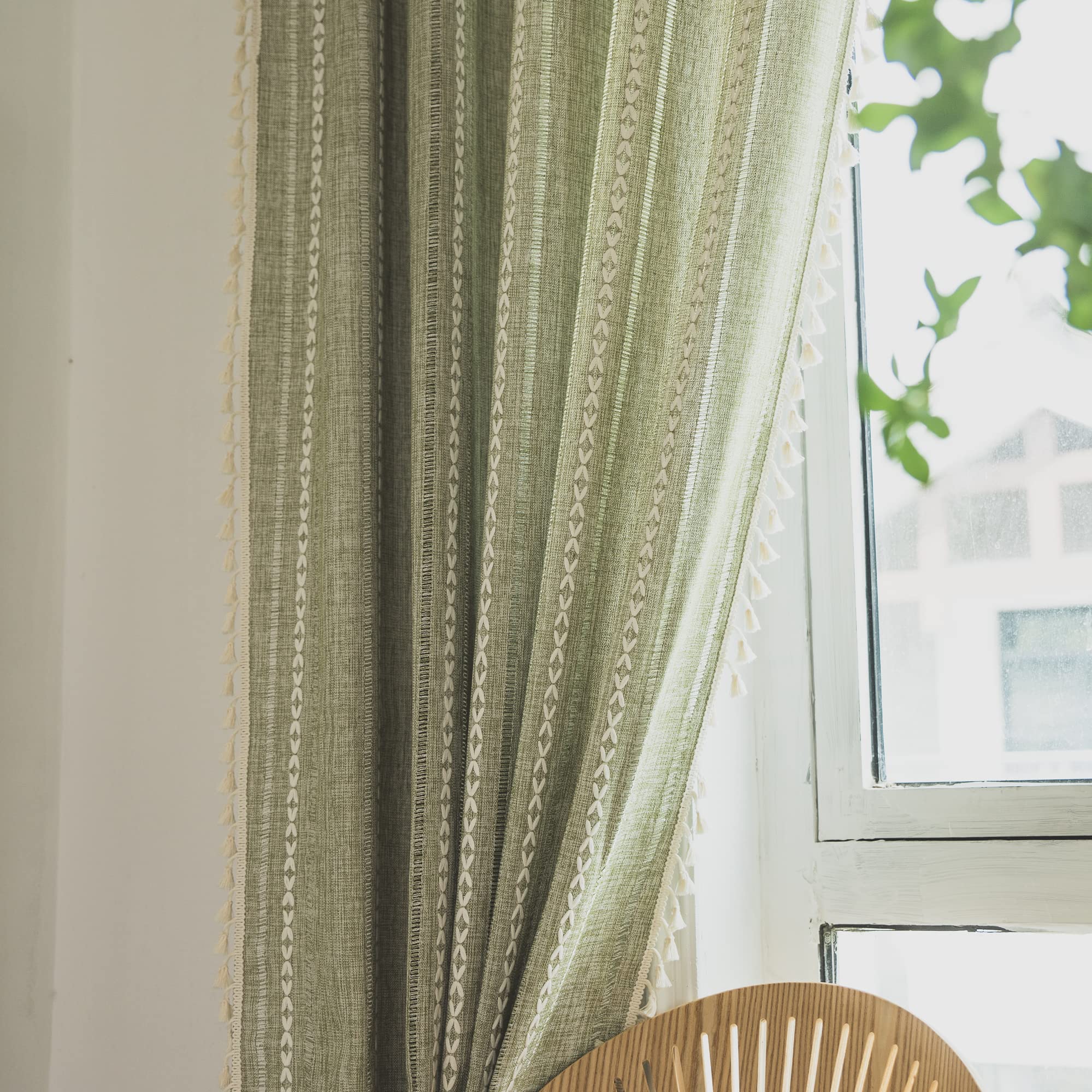Sutuo Home fabric is easy to care for and machine washable in cold, gentle cycle.