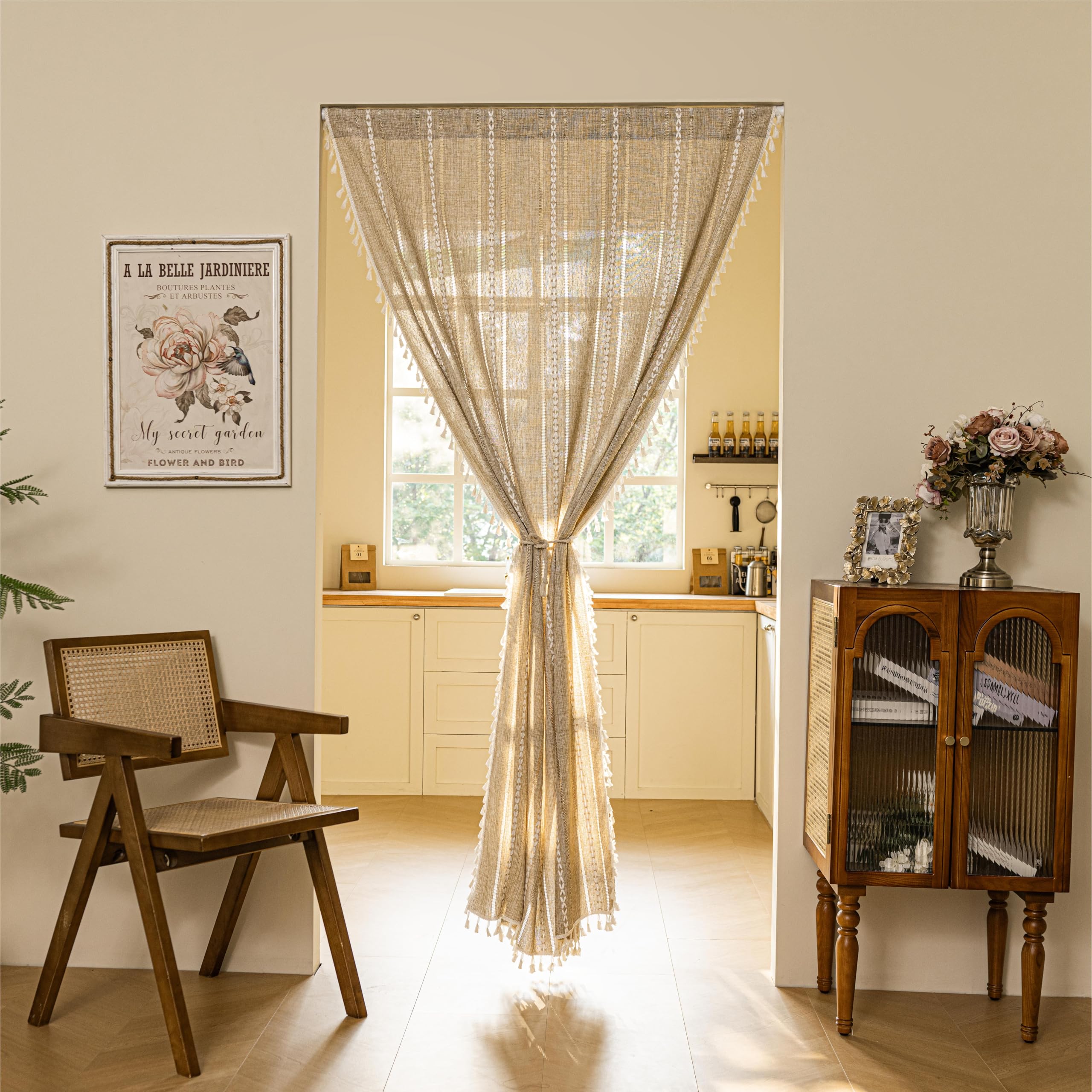 Rod pocket design on Sutuo Home curtain for easy hanging on a 3-inch rod