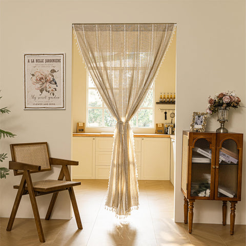 Rod pocket design on Sutuo Home curtain for easy hanging on a 3-inch rod